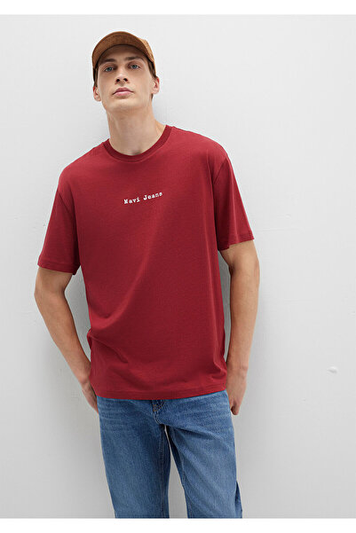 Mavi Jeans Printed Red T-Shirt Loose Fit / Loose Relaxed Fit 0612899-89065