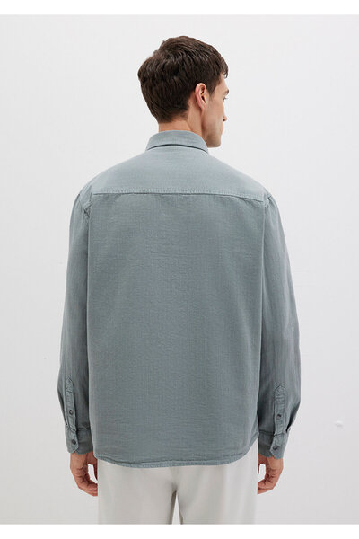 Mavi Green Shirt Regular Fit / Regular Cut 0211668-80889