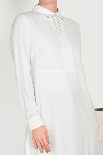 Alvina 40446 Model Classic Tunic - Collar Detail