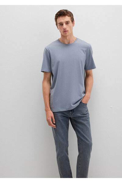 Mavi Tricou Basic cu Gât Rotund Regular Fit / Tăiere Normală 0612863-86584