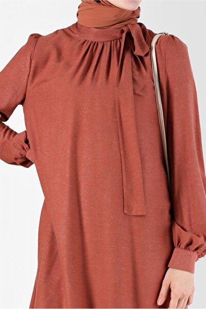 Alvina TUNIC 42259-1 WITH BOW DETAILED BACK ZIPPER