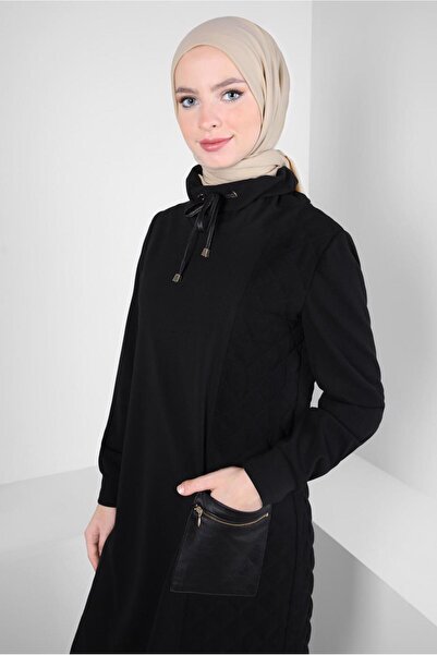 Alvina LACE-UP COLLAR DETAILED TUNIC 44187