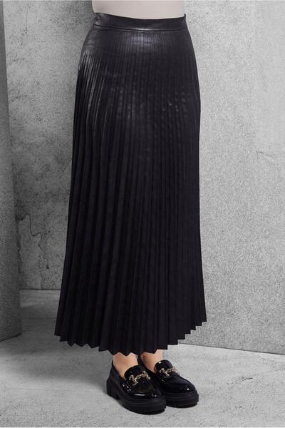 Alvina Pleated Long Skirt 60635