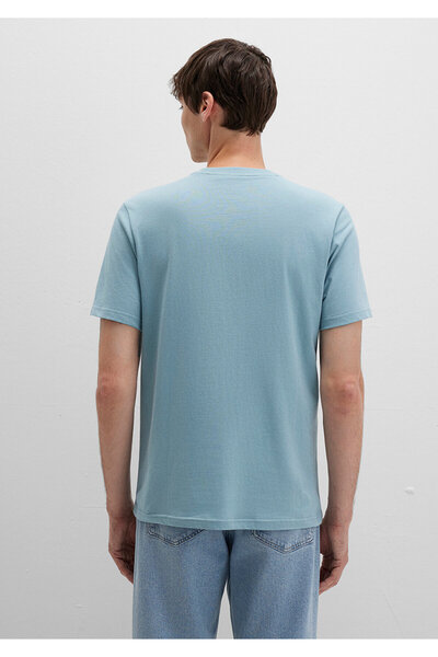 Mavi Tricou verde cu logo imprimat Regular Fit / Normal Cut 0612896-70838