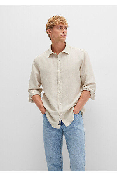 Mavi Striped Beige Shirt Regular Fit / Regular Cut 0211704-90925