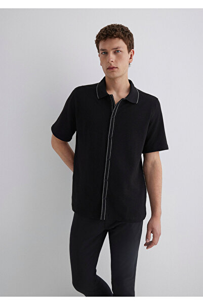 Mavi Black Shirt Regular Fit / Regular Cut 0211621-900
