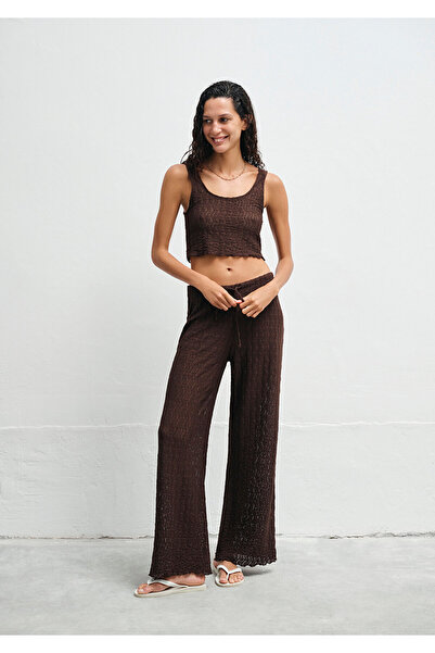 Mavi Brown Knitted Undershirt Fitted / Body Fitting Cut 1613630-70244