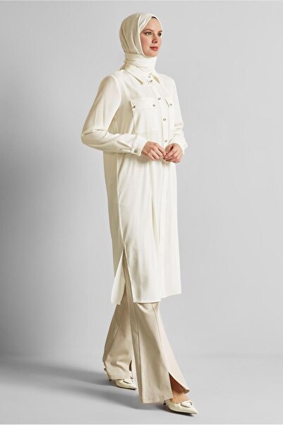 Alvina Slit Detail Long Tunic 45532