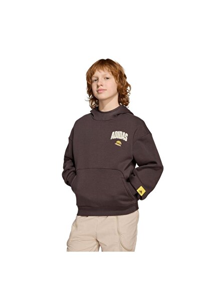 adidas Детска кафява суитшърт на Симпсън (JL9181)