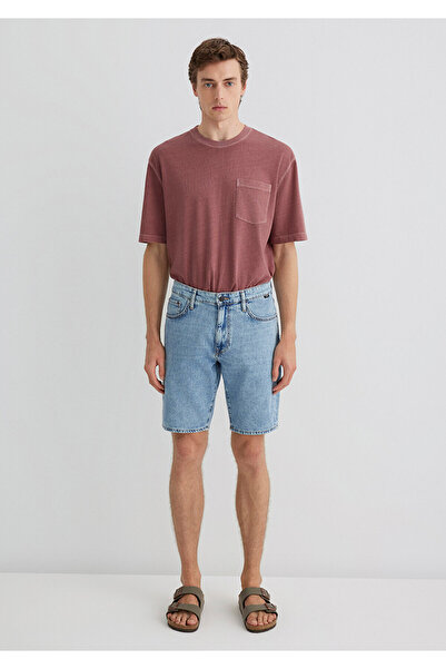 Mavi Lucas Street Vintage Light Blue Jean Shorts 0412607-90388