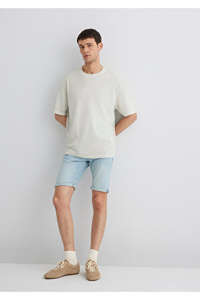 Mavi Tim Street Light Blue Jean Shorts 0428489644
