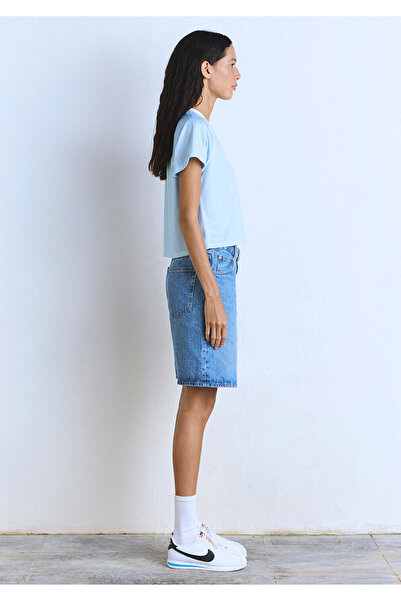 Mavi Tricou cu imprimeu albastru 91 MJ, croială normală 1613063-80213