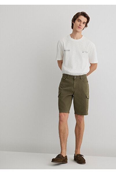 Mavi Khaki Cargo Shorts 0410287 -80769