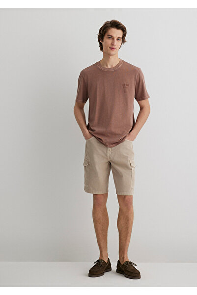 Mavi Beige Cargo Shorts 0410287-70004