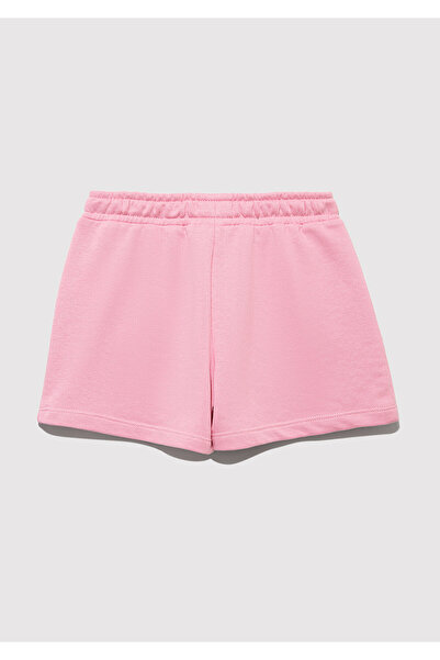 Mavi Logo Baskılı Pembe Şort 7410002-70972