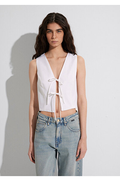 Mavi Ecru Linen Blouse 1211103-70057