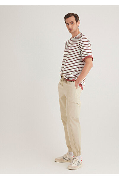 Mavi Beige Cargo Jogger Pants 0010430-70322