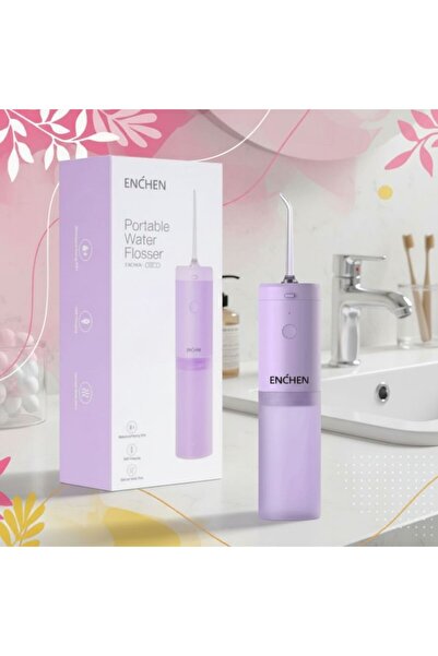 Enchen Mini Irigator Bucal, dus bucal fara fir, portabil, 3 moduri de curatar...