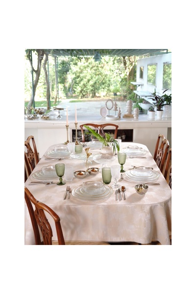 Linens Coen 150X250 cm Tablecloth Beige