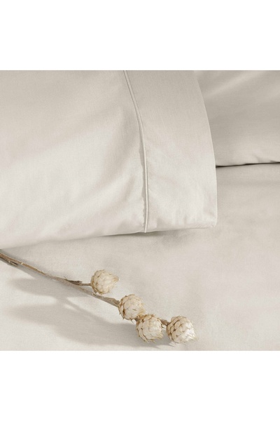 Taç Taç Ranforce Basic Queen Size Duvet Cover Set Ecru