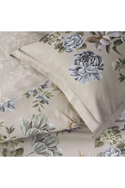 Taç Elodie Beige Satin Double Bedding Set