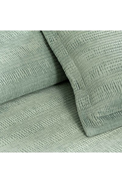 Linens Velona Double Bedspread Set Green