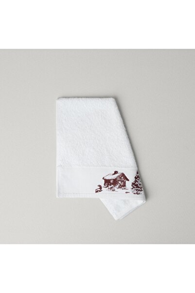 Linens Chalet Pamuk 30X45 cm Hand Towel White