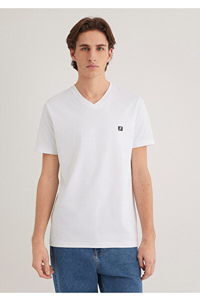 Mavi Pro Printed White T-Shirt Standard 0612756-620