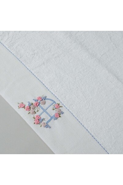 Linens Ficus Bamboo Face Towel 50X85 cm White