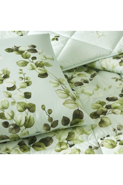 Taç Taç Sarne Ranforce Tek Kişilik Yorgan Set Yeşil