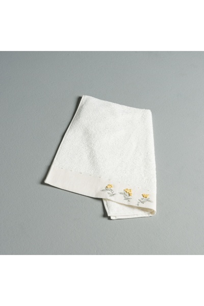 Linens Melody Bamboo 50X85 cm Face Towel Ecru