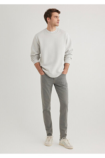 Mavi James Tan Gray Gabardine Trousers - Comfort0042431022