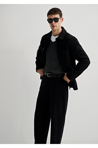 Mavi Μαύρο πουκάμισο Loose Fit / Loose Relaxed Fit 0211235 -900