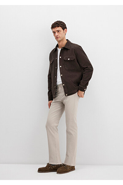 Mavi Hunter Comfort Beige Gabardine Trousers 0020283628