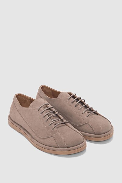 selin shoes Nelline Жіночі туфлі з натуральної шкіри на шнурівці - ВІЗОН СУЕТ