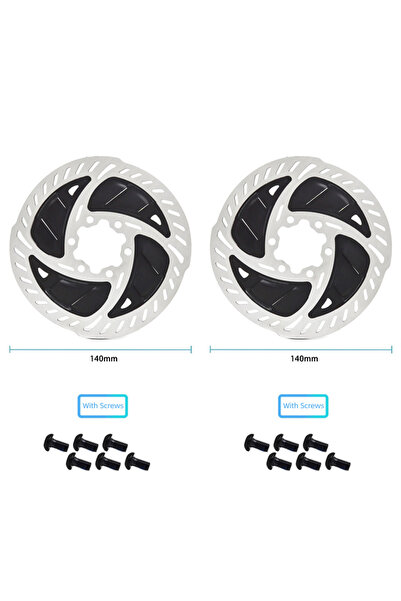 Choice قطعتان 140 مم 140 مم 160 مم فرامل قرص دراجة جبلية تبريد دوار عائم RT90...