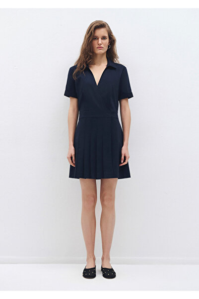 Mavi Polo Neck Navy Blue Dress 1310628 -82318