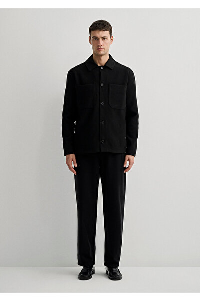 Mavi Μαύρο πουκάμισο Loose Fit / Loose Relaxed Fit 0211235 -900