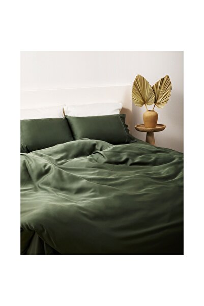 Linens X Tencel ™ Lyocell King Duvet Cover Green