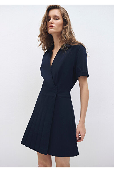 Mavi Polo Neck Navy Blue Dress 1310628 -82318