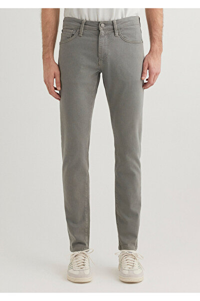 Mavi James Tan Gray Gabardine Trousers - Comfort0042431022