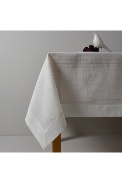 Linens Basic 160X220 cm Tablecloth Cream