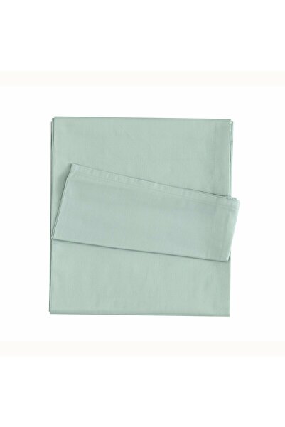 Linens Mix&Match Cotton Satin Double Bed Sheet Green