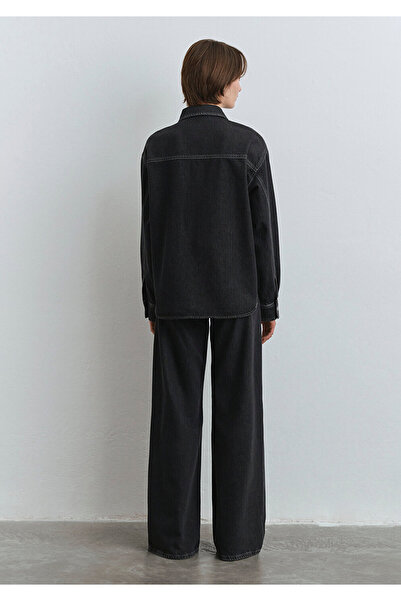 Mavi Bekka Classic Denim Anthracite Jean Shirt Boyfriend 1211000 -89238