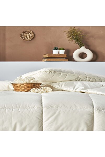 Taç White Wool Sense Double Quilt