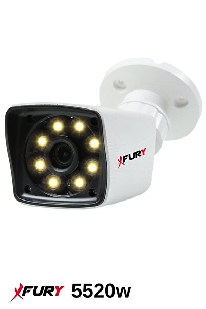 FURY 5mp 3.6mm Lensli 1080p 2mp Full Color Görüntü 8 Warm Led Gece Görüşlü Fu...
