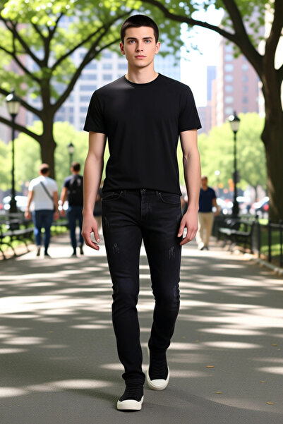 PayBuy Men's Fashion Skinny Slim Fit Denim Jean Pants Casual Daily Seasonal Use