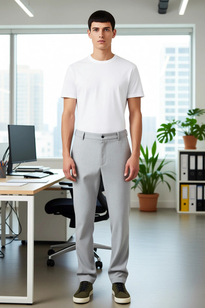 PayBuy Чоловічий одяг Slim Fit Штани з прямими штанинами Регулярна довжина Повсякденні комбінації Вихідні дні