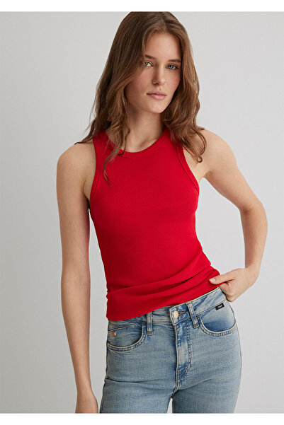 Mavi Halter Neck Red Basic Tank Top Slim Fit / Slim Fit 1612462 -70467