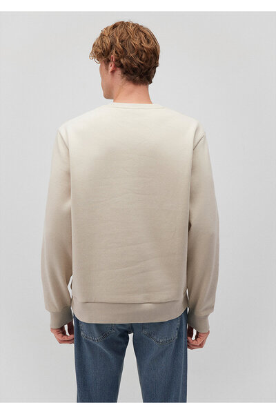 Mavi Crew Neck Beige Basic Sweatshirt 0S10276-70322